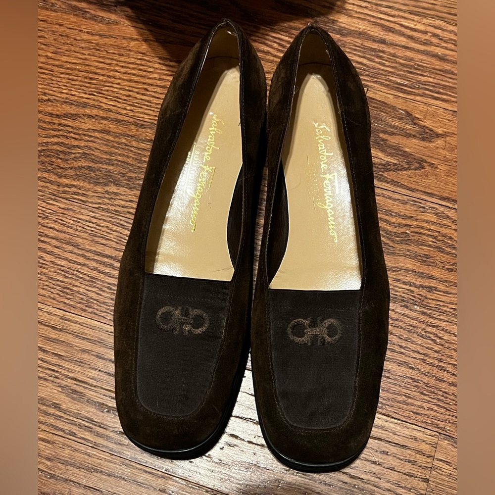 Salvatore Ferragamo Boutique Suede Loafers | Color: Brown | Size: 9